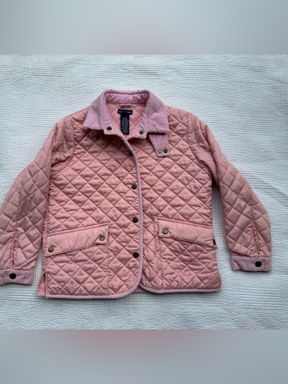 Kids Quilted Pink Ralph Lauren Jacket
